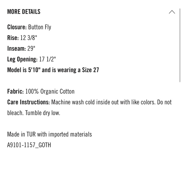 Perfect 90s cut offs made from Agolde Dara Jeans in Black Size 24 (fit like 26) - Picture 12 of 16